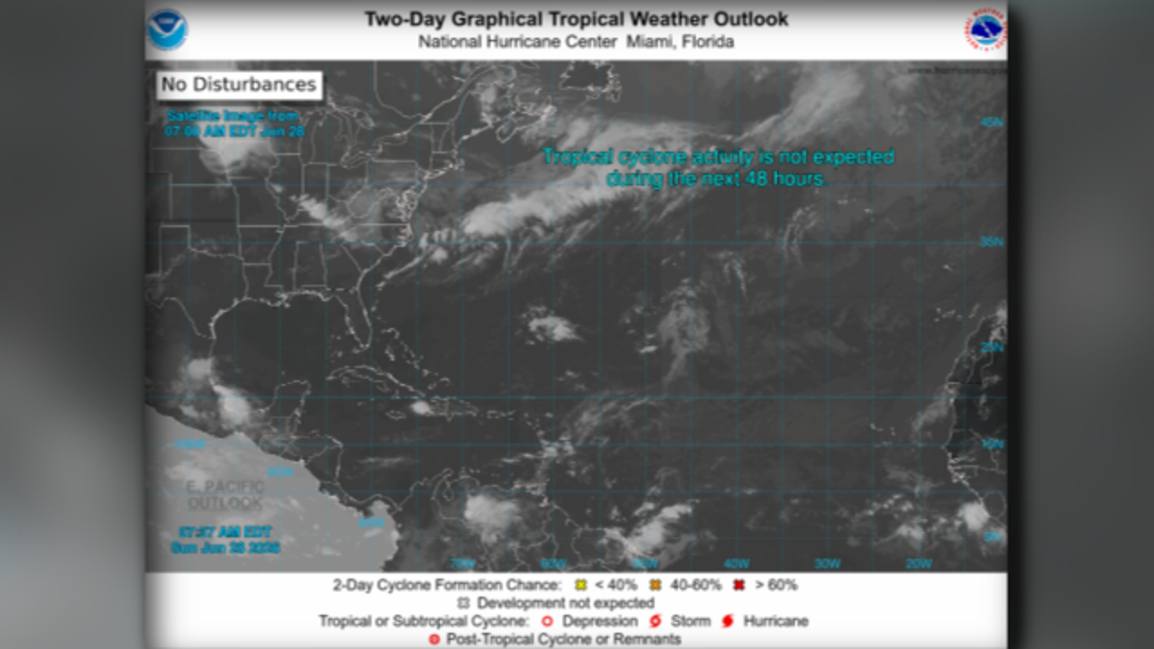 Tracking the Tropics: NHC monitors developing western Atlantic ...
