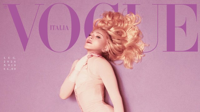 Madonna Dances Her Way Back onto the Cover of Vogue Italia - AOL