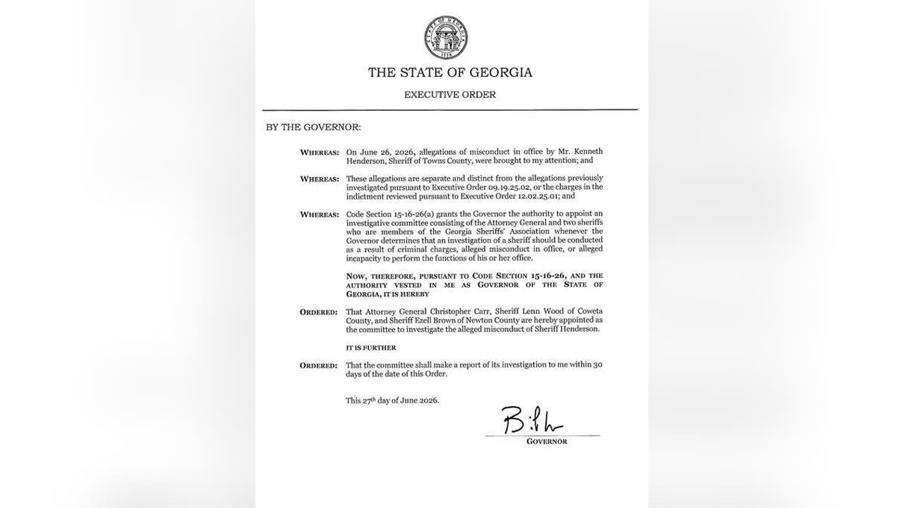 New probe ordered into Towns County sheriff by Gov. Kemp - AOL