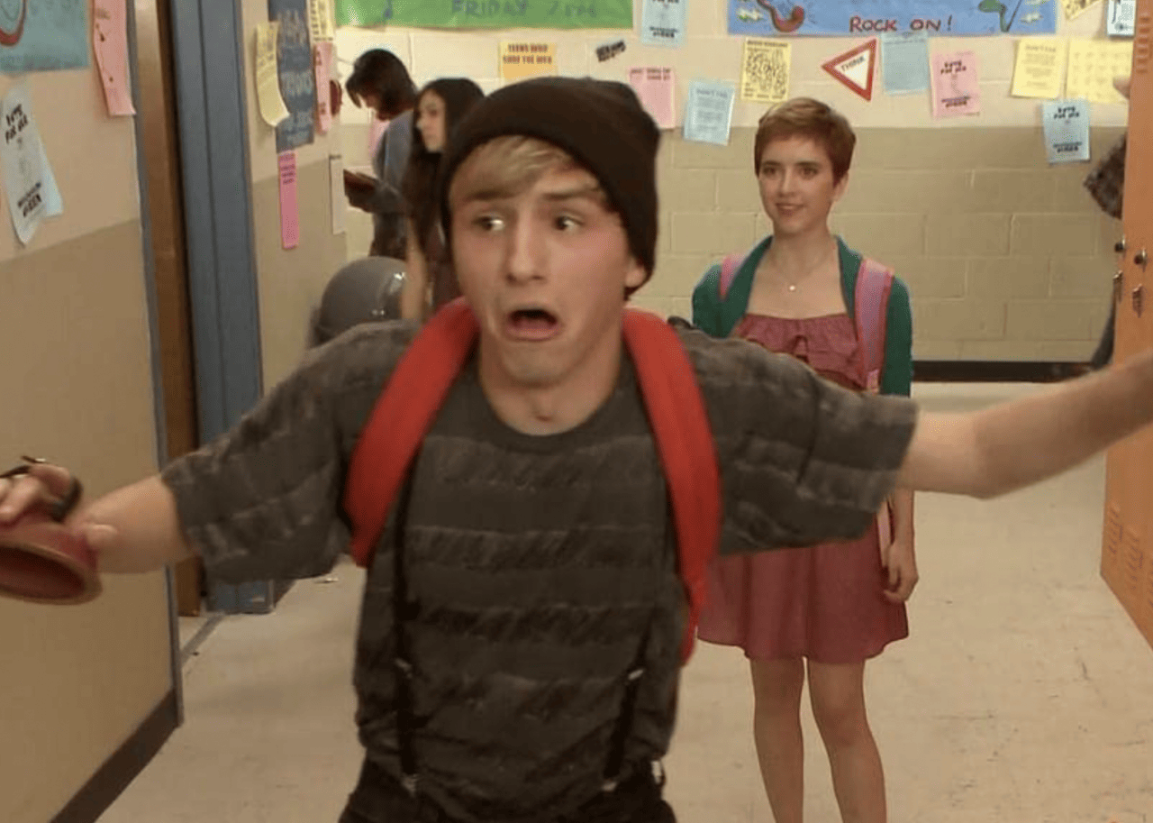 Lucas Cruikshank and Tessa Netting in Fred: The Show. - 