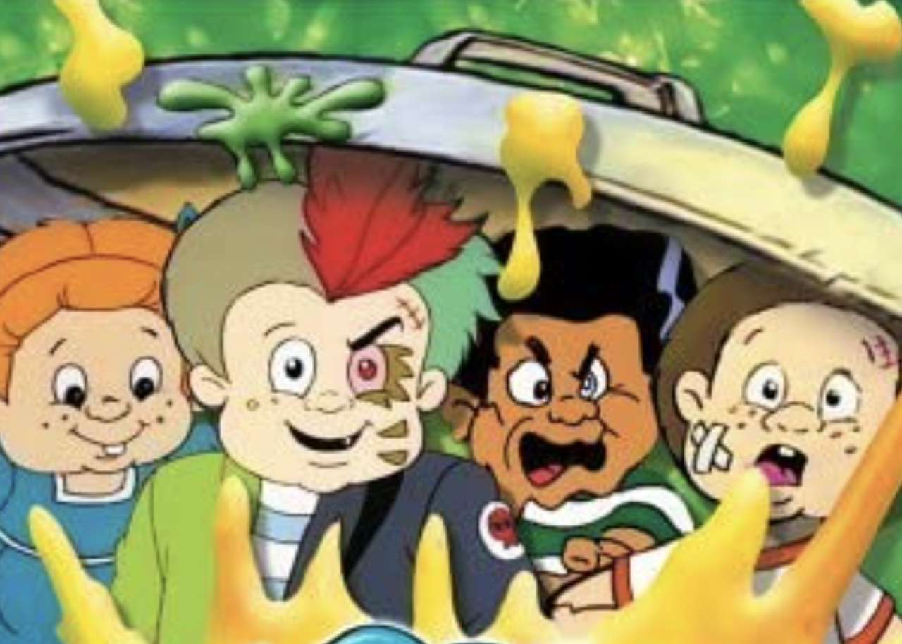 Garbage Pail Kids show poster. - 
