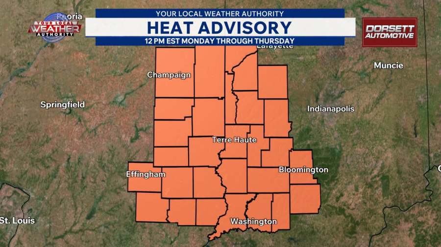 Heat index to soar over 105 degrees in IN and IL this week - AOL