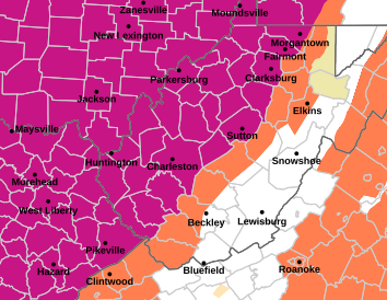 Extreme Heat Warning issued across much of West Virginia - AOL