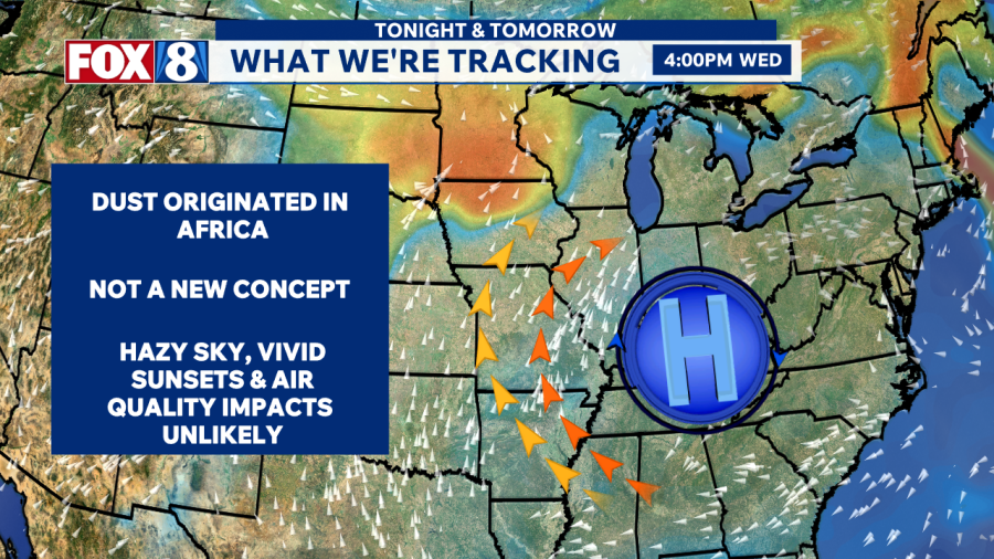 Azol Dust How Saharan dust from Africa floated all the way to Northeast Ohio - AOL