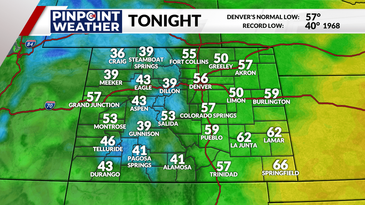 Denver weather: Hot and dry with a few shower chances Tuesday - AOL
