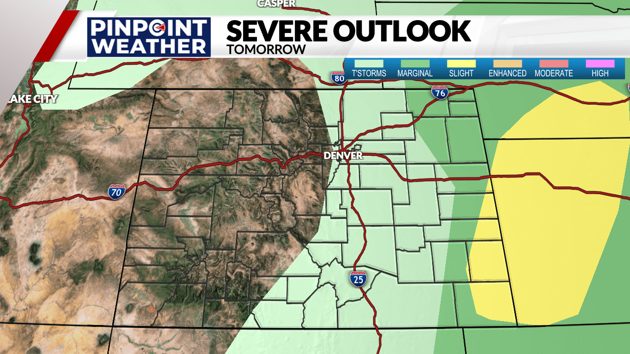 Denver weather: Hot and dry with a few shower chances Tuesday - AOL