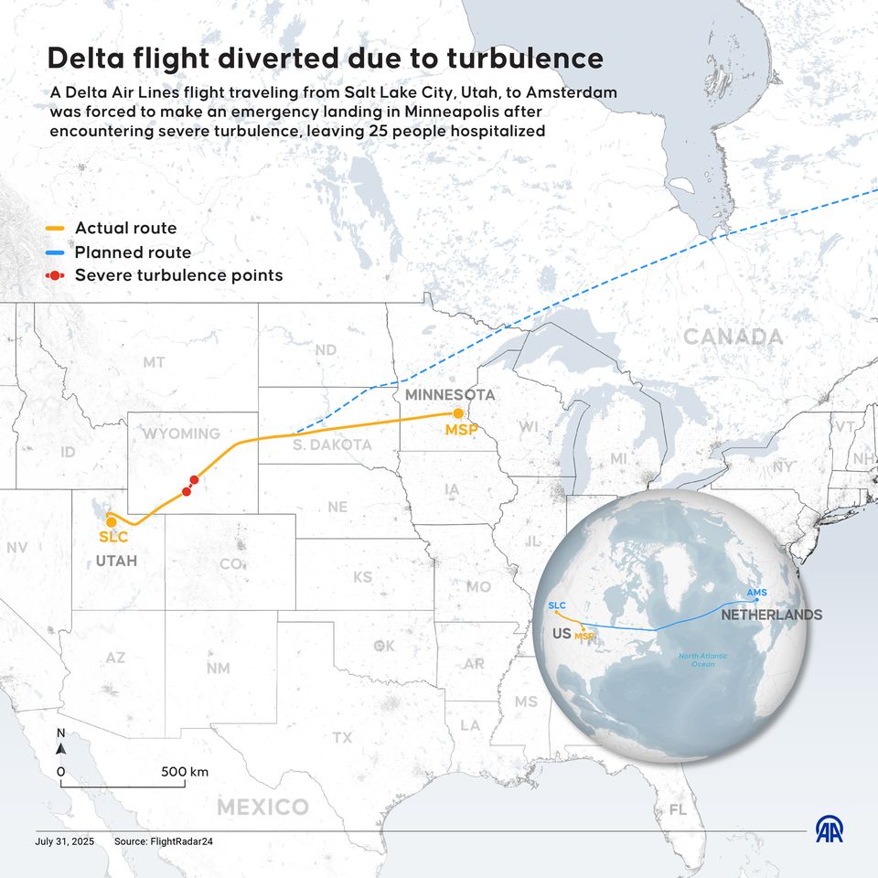 Delta Flight Path 20 Delta Passengers Sue Airline, Claiming Pilots ‘Recklessly Flew’ into ...