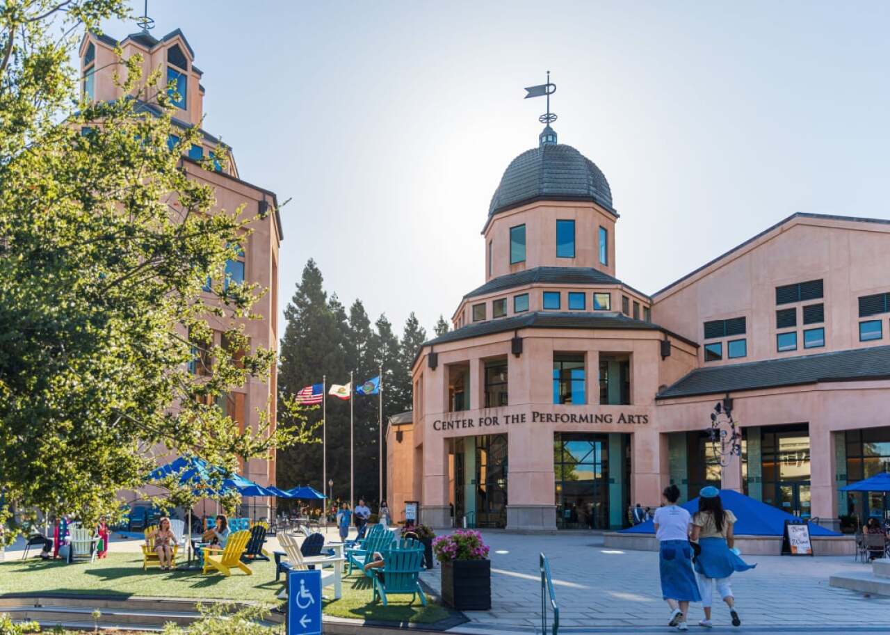 Mountain View City Hall and Center for the Performing Arts. -