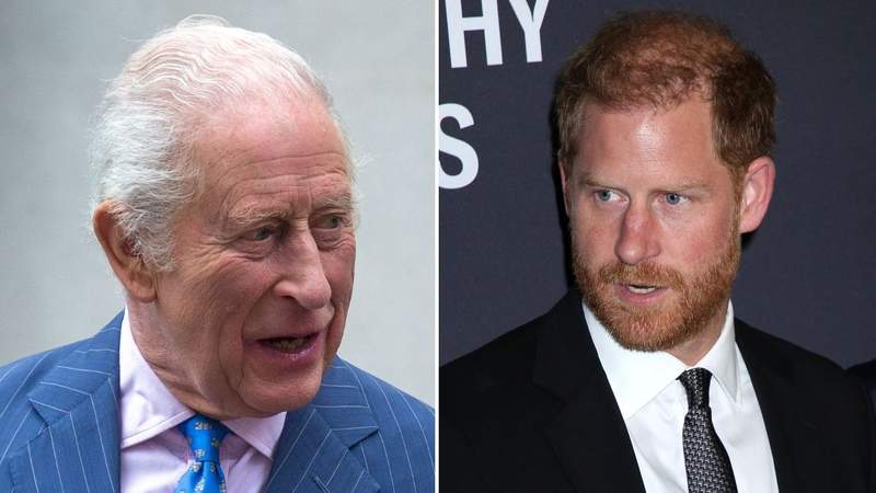 The father and son have had a strained relationship since Harry and Meghan stepped back from royal duties in 2020. By: MEGA