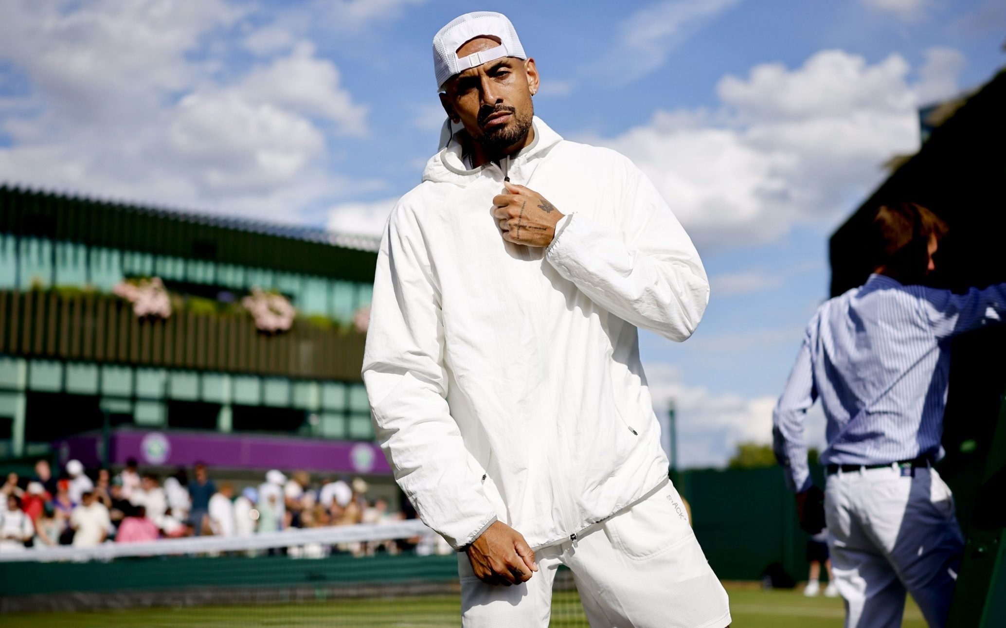 Nick Kyrgios hints at Wimbledon bow after foul-mouthed return - AOL