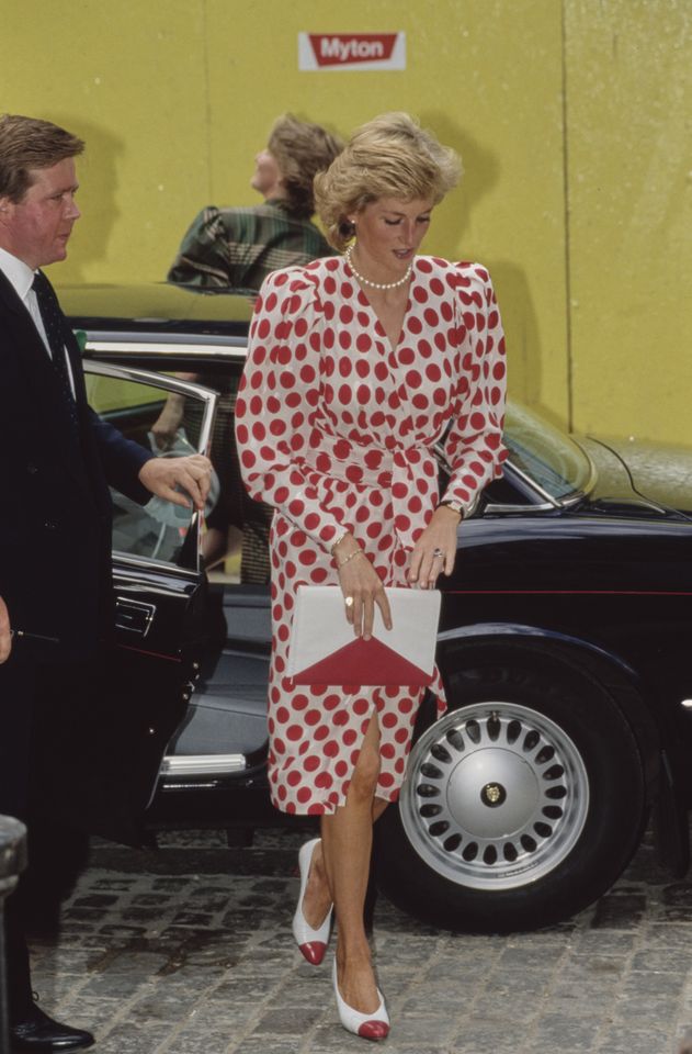 princess diana polka dot dress Kate Middleton Just Re-Created a Chic Princess Diana Outfit