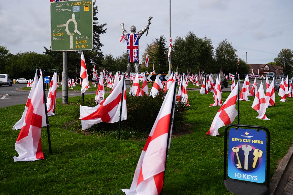 The England football fans who fear flying the national flag - AOL