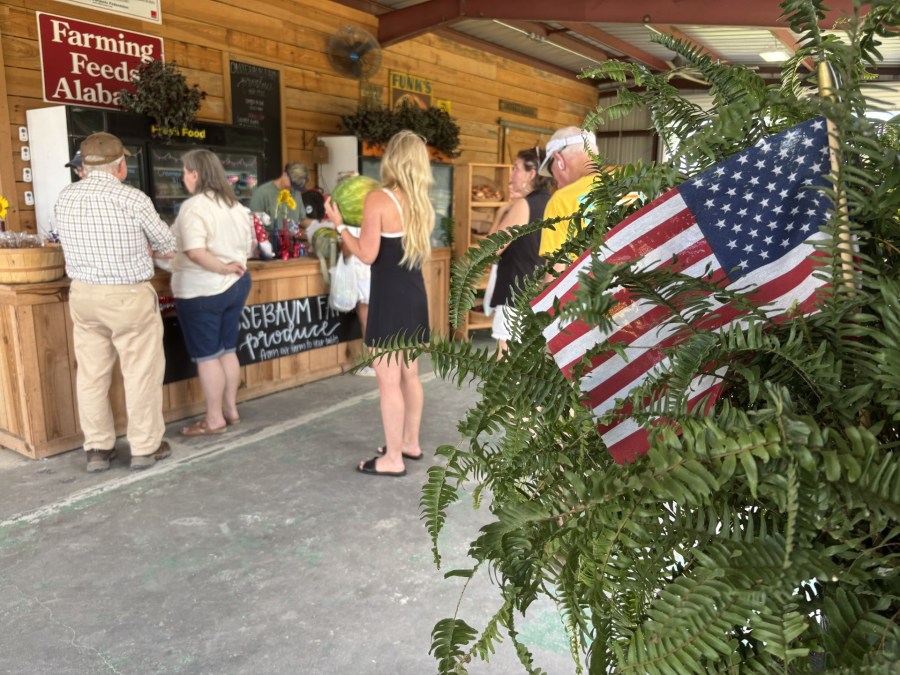 Business booming at Lillian farmers market ahead of the Fourth of July ...