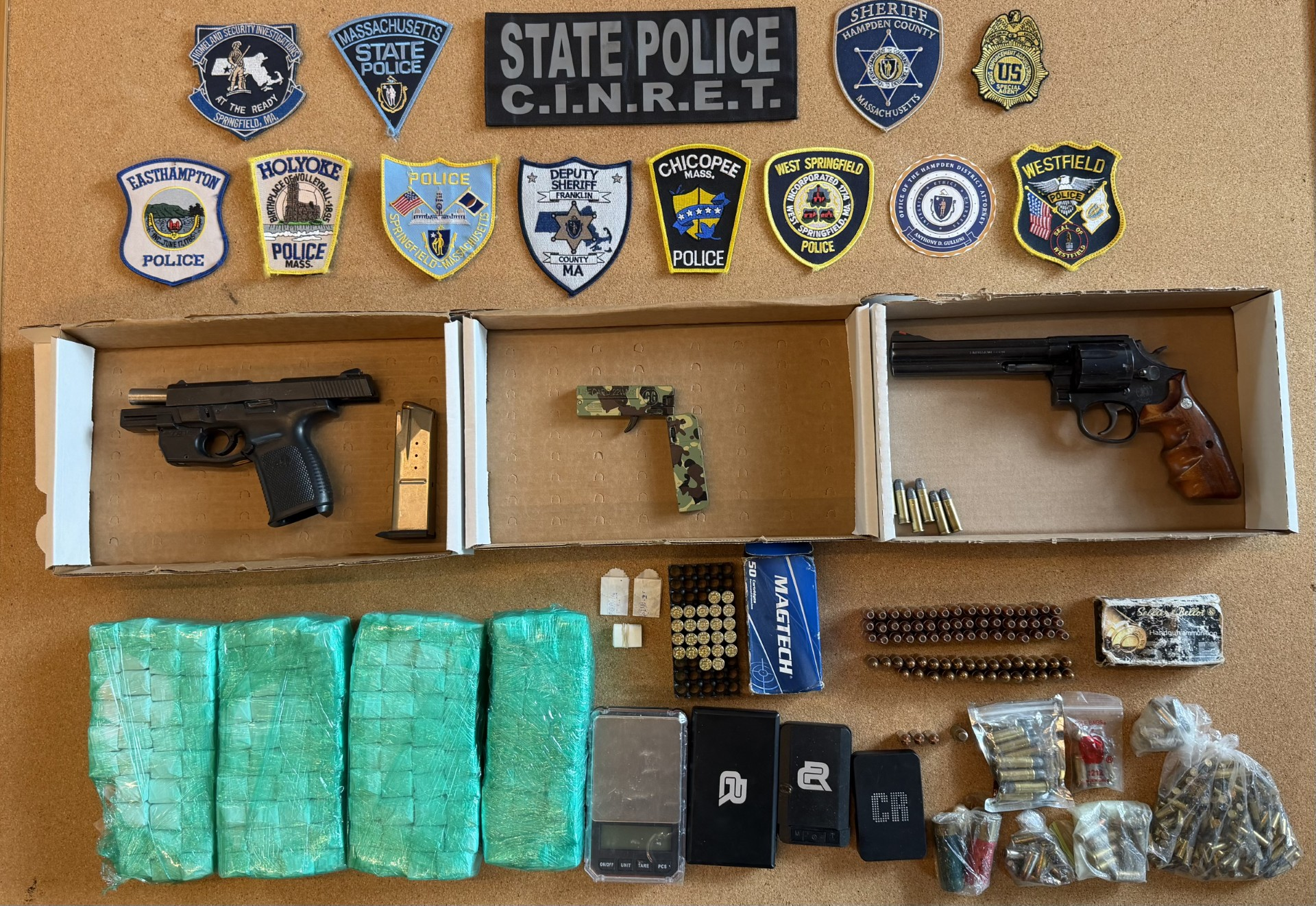 State police seize loaded firearms, narcotics in Springfield raid - AOL