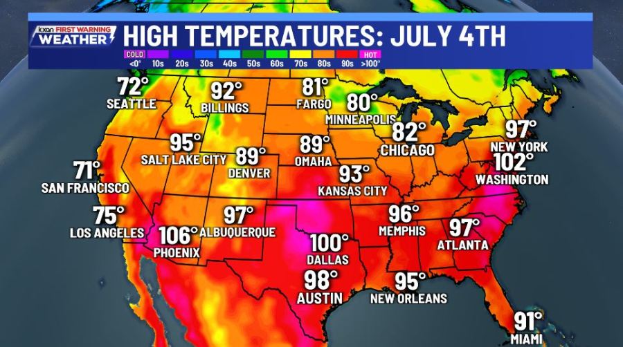 Travel Forecast: Scorching Fourth of July ahead - AOL