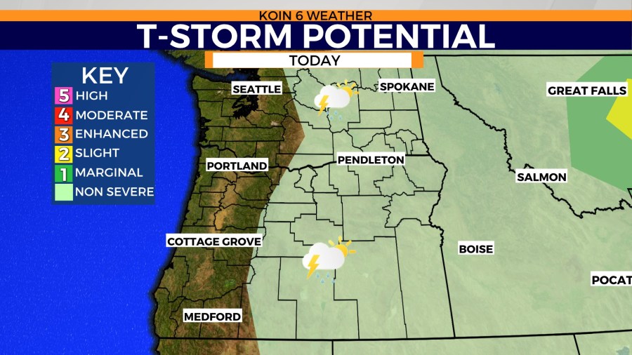 Overcast Oregon Overcast skies, light showers continue around Portland Friday - AOL