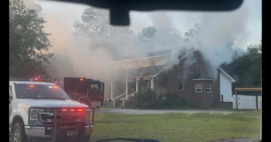 Fire damages home on Duck Pond Road in Florence County - AOL