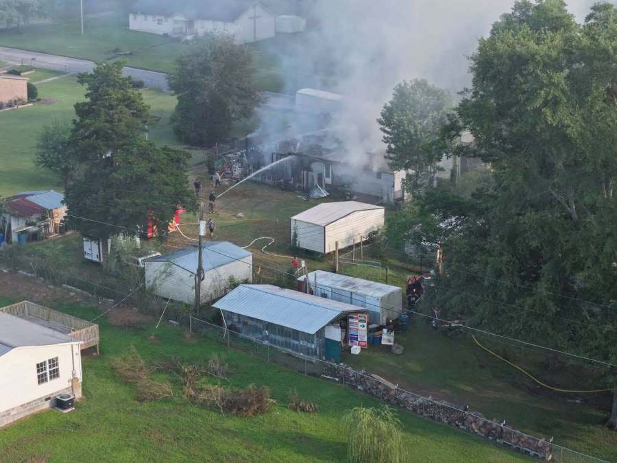 Several first responders respond to Lee County house fire amid raging ...
