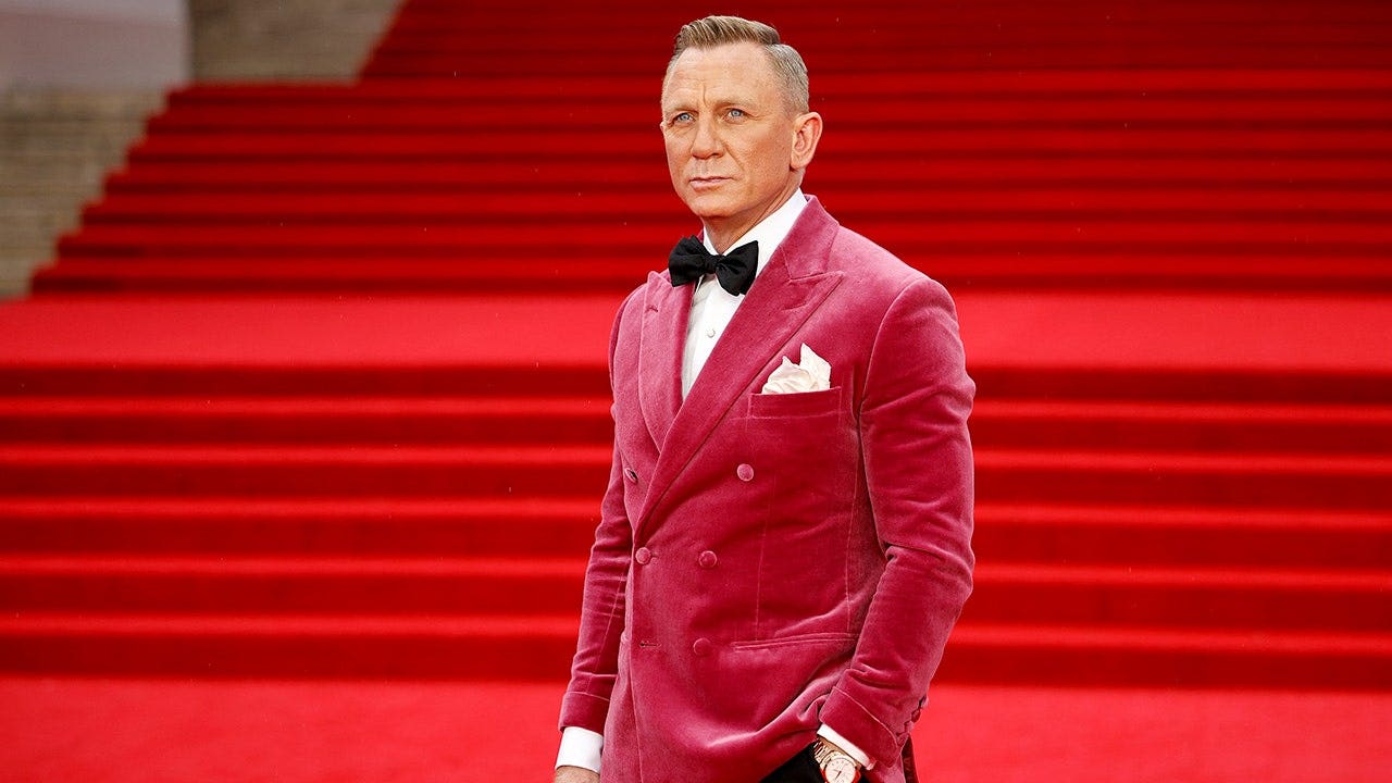 El actor inglés Daniel Craig posando en la alfombra roja del Royal Albert Hall de Londres