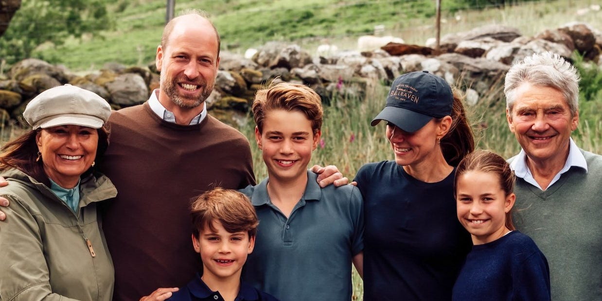 The Prince and Princess of Wales Share New Photos With Louis, Charlotte,  and George from a Big Moment - AOL