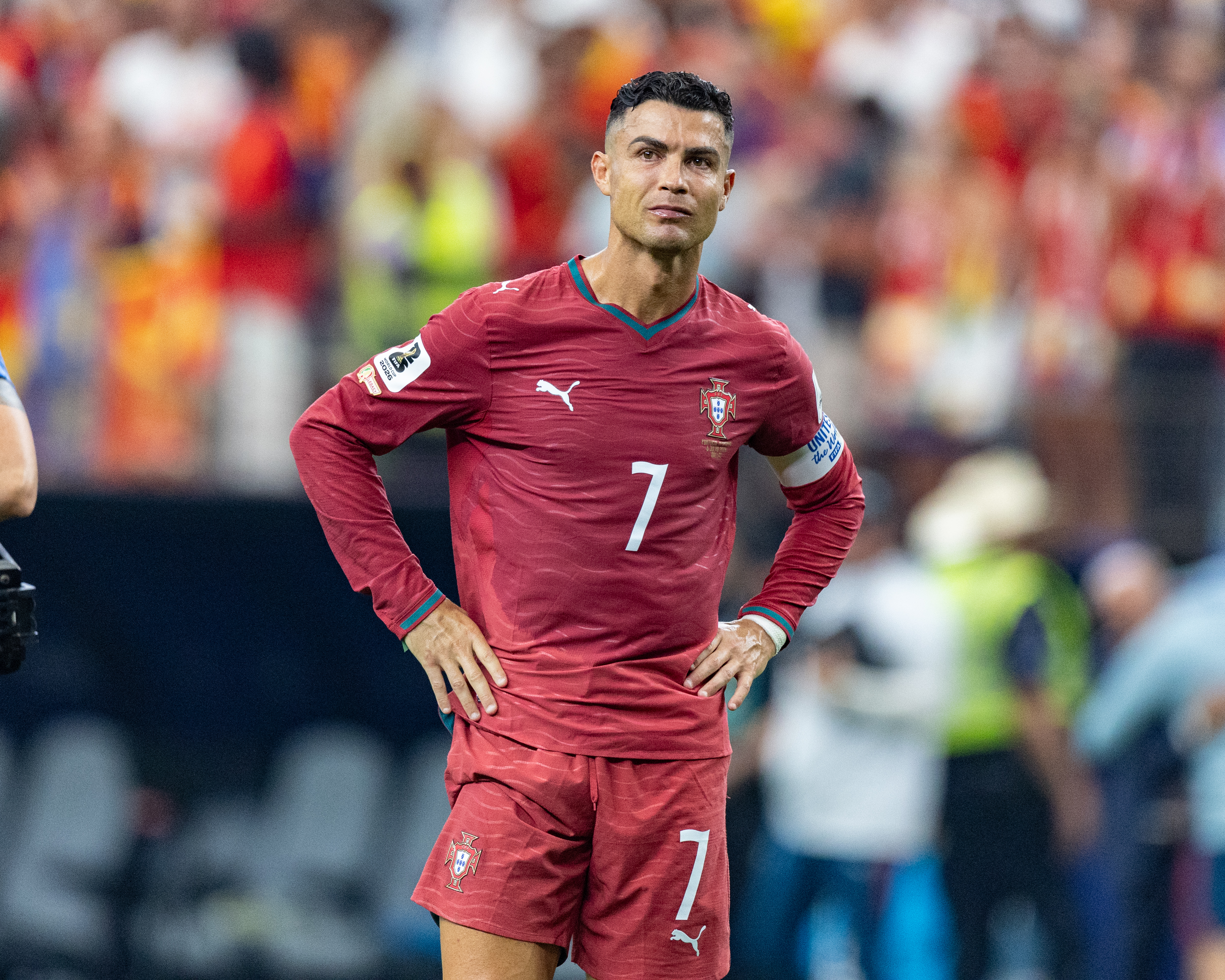Cristiano Ronaldo fights back tears after his final World Cup appearance -  AOL