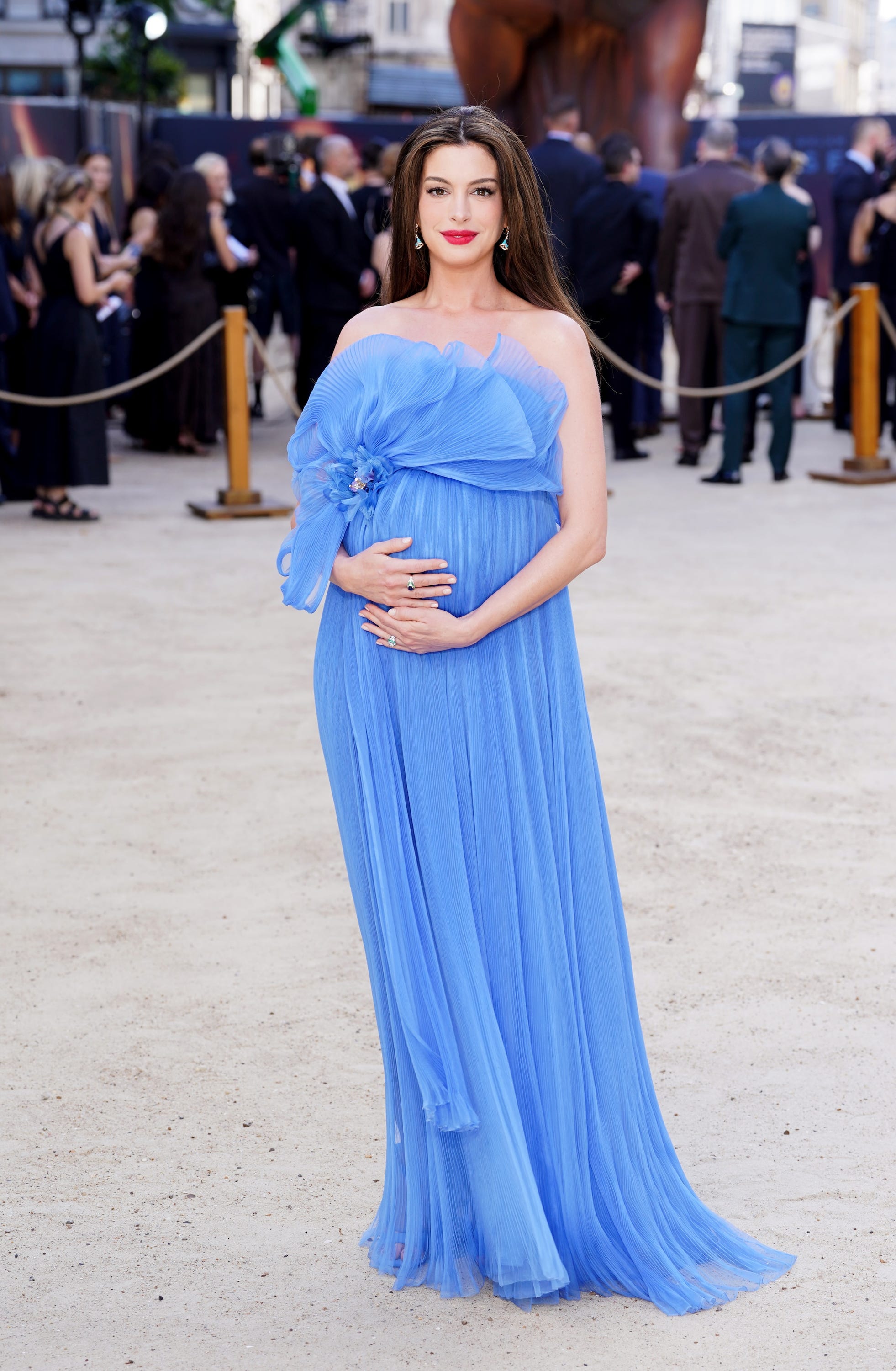 hunter schafer blue dress Hunter Schafer on Her New Mugler Fragrance Campaign, Method Dressing