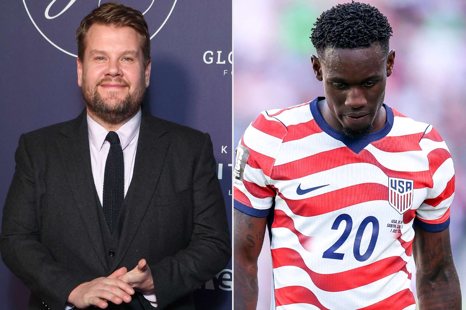 New Photo - James Corden explains Folarin Balogun's World Cup reversal: 'Trump card'