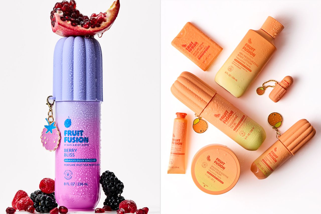 Bath & Body Works launches Fruit Fusion, a juicy new body care franchise built around fruit-forward fragrance and real, lasting hydration, with Hilary Duff as brand ambassador and creative partner.Credit: Bath & Body Works