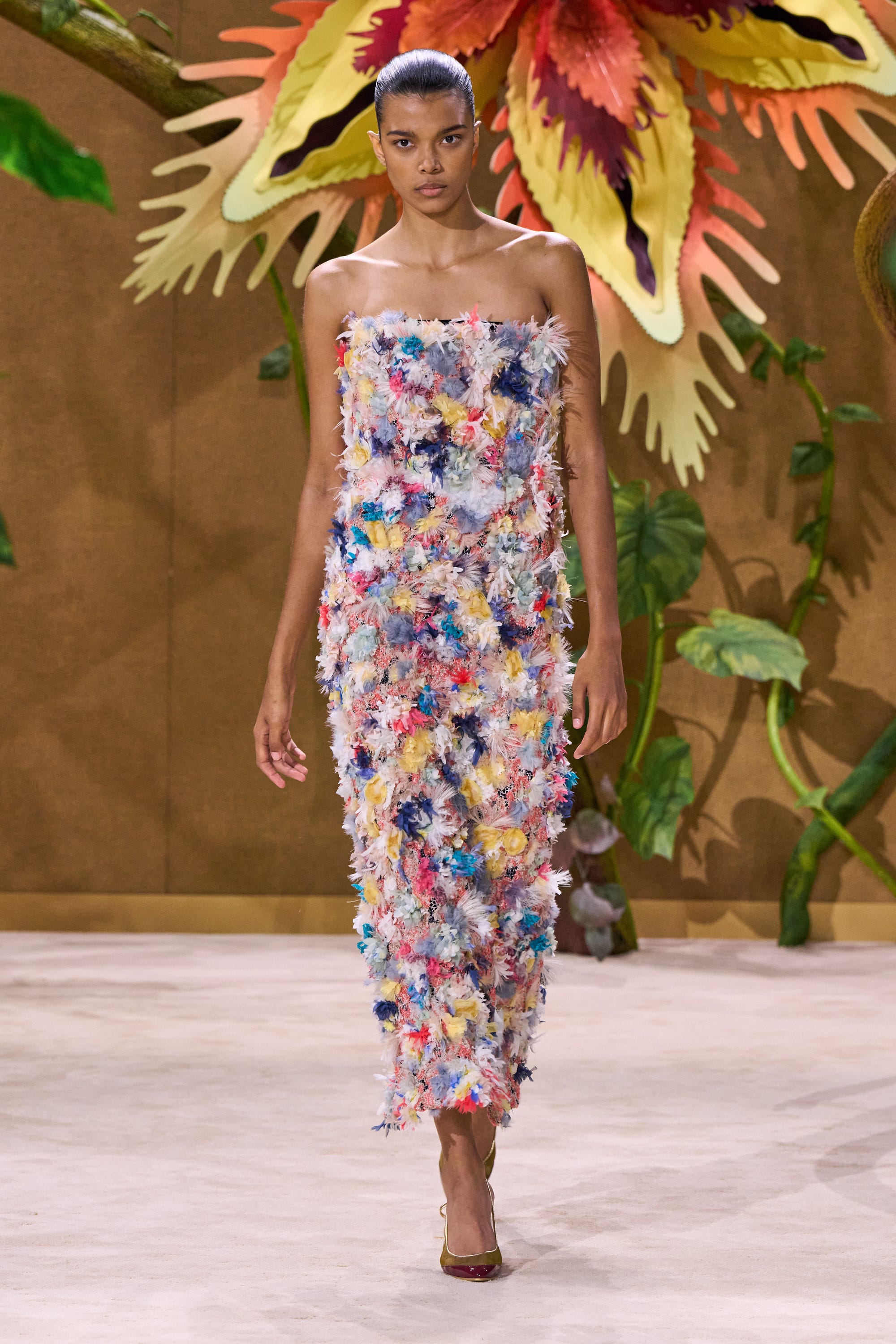 chanel designer dresses Midi dress - Cotton & mixed fibers, snow white Fashion