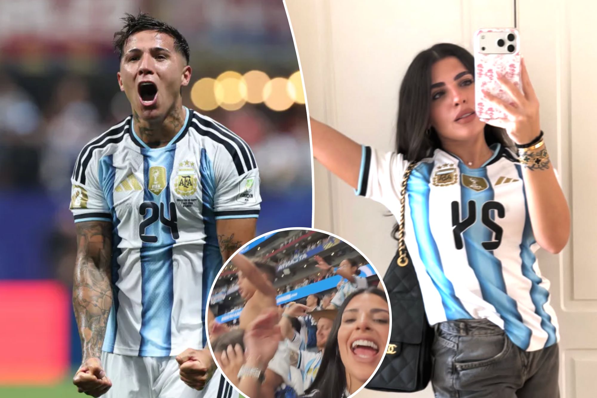 Enzo Fernandez's girlfriend goes wild after Argentina World Cup