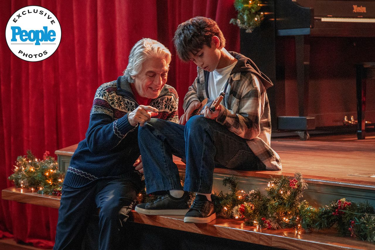 Tony Danza and Dominic Lopez in Christmas at The StarlightCredit: Great American Media / Bennett Raglin