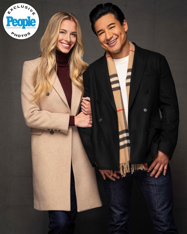 Mario Lopez and Taylor Kalupa in Christmas at The StarlightCredit: Great American Media / Bennett Raglin
