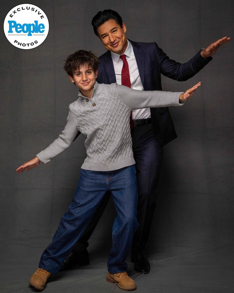 Mario and Dominic Lopez in Christmas at The StarlightCredit: Great American Media / Bennett Raglin