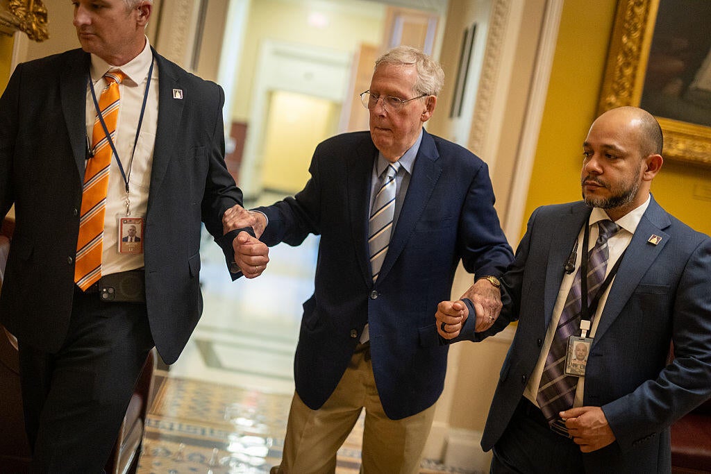 New Photo - Senate GOP leaders say they've talked with McConnell by phone