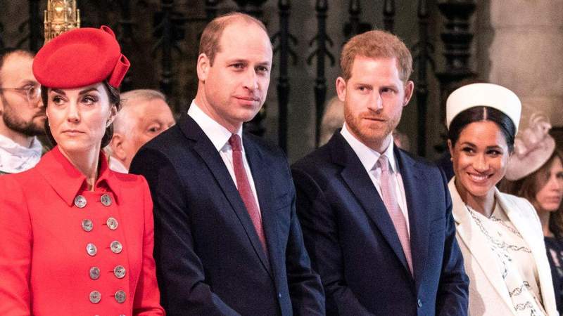The Sussexes are estranged from Kate Middleton and Prince William.MEGA