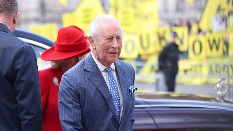King Charles announced he had cancer in 2024.MEGA