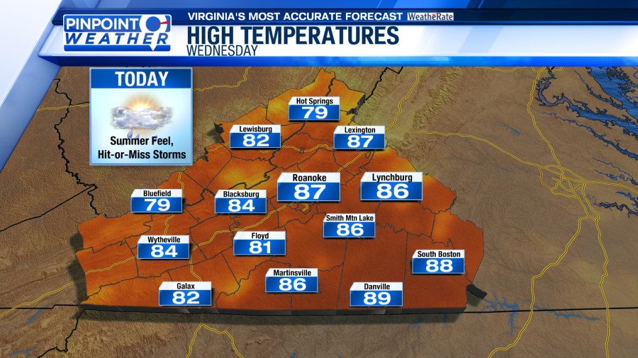 Pinpoint Weather: Rounds of showers and storms continue - AOL