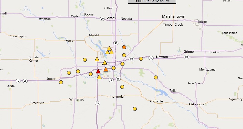 UPDATE: MidAmerican customers without power due to storms - AOL