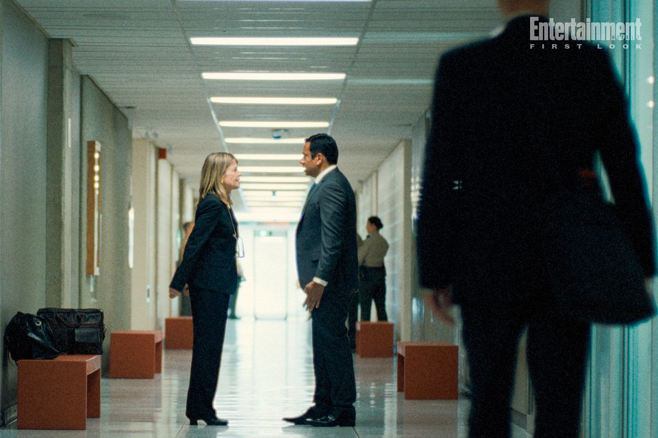 ‘Trust Me, I’m a Doctor’ stars Linda Hamilton and Kal PennCredit: Courtesy of Briarcliff Entertainment
