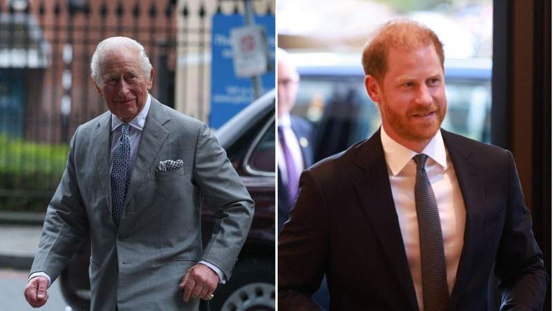 Los expertos reales dijeron que la actual disputa de seguridad ha tensado aún más la relación del príncipe Harry con el rey Carlos y la familia real.MEGA