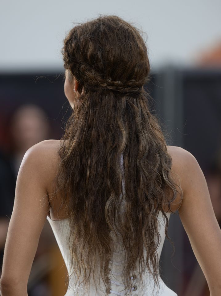 zendaya brown valentino dress Zendaya's Moody Dress Kept Up a 'Euphoria' Premiere Tradition