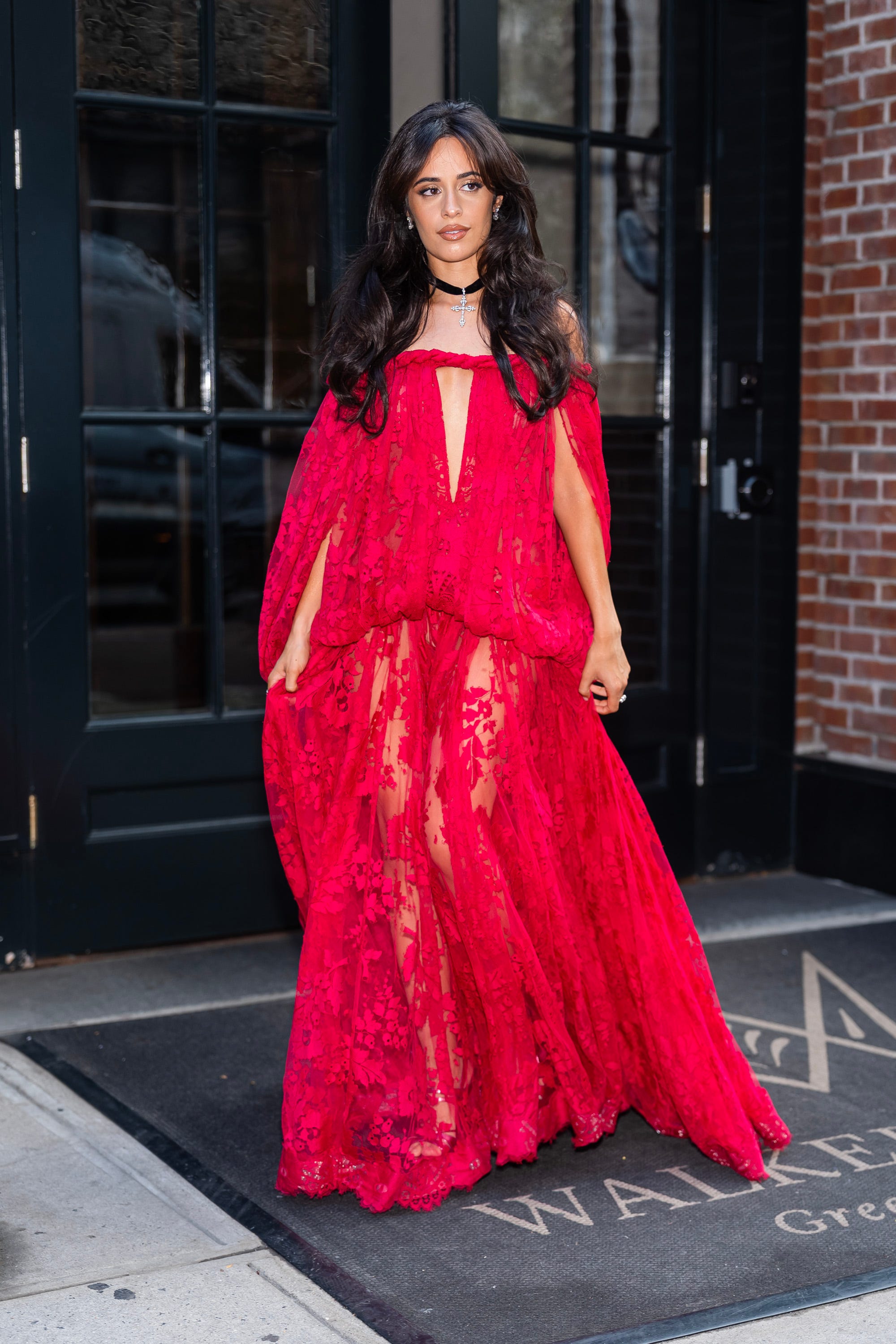 selena gomez red dress 2025 Selena Gomez in red hot in Louis Vuitton at the Emmy Awards red carpet  alongside Benny Blanco. #Emmys #EmmyAwards #EmmyAwards2025 Photos: Getty
