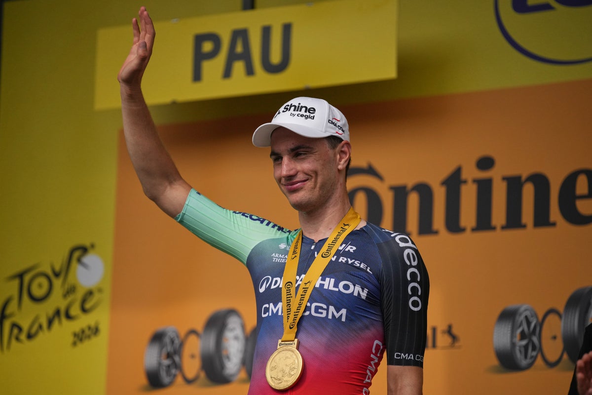 Late crash causes chaos at Tour de France as Olav Kooij sprints to stage five victory - AOL