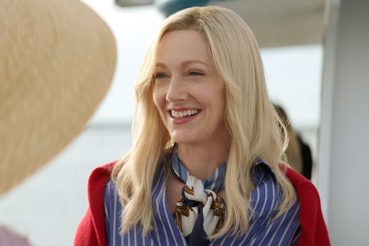 Judy Greer como Electra em 'The Five Star Weekend'Crédito: PEACOCK