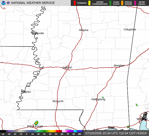 Severe storms, dangerous heat expected in Mississippi this weekend - AOL