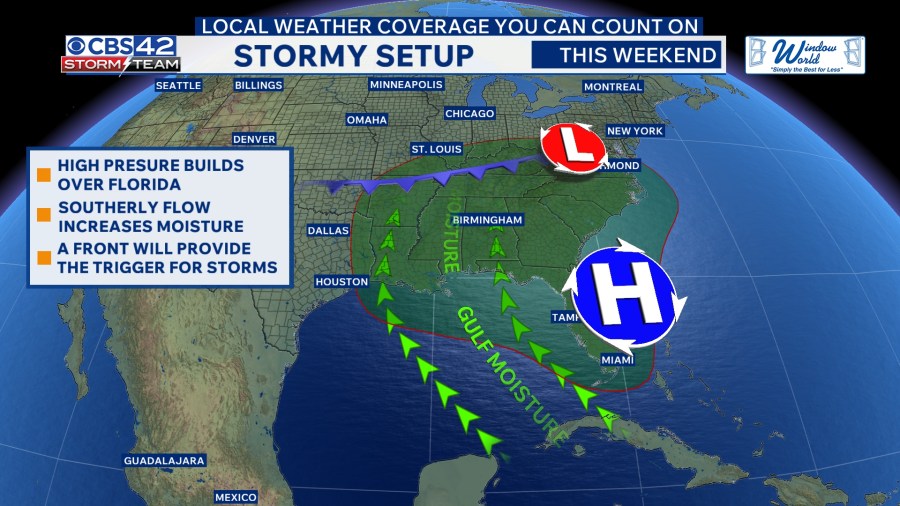 Strong Storm Threat Returns This Weekend Across Central Alabama - AOL