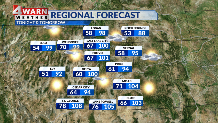 Utah Weather: Heat wave arrives this weekend as Extreme Heat Warnings ...