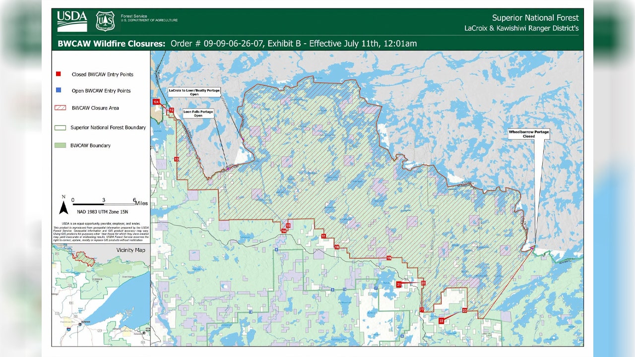 Multiple active wildfires burning in Superior National Forest - AOL