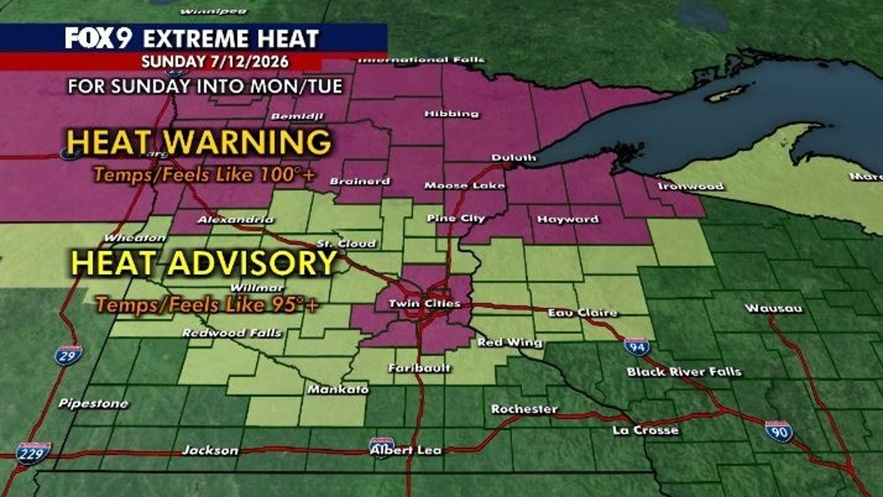 Minnesota weather: Extreme heat warning in effect in the Twin Cities - AOL