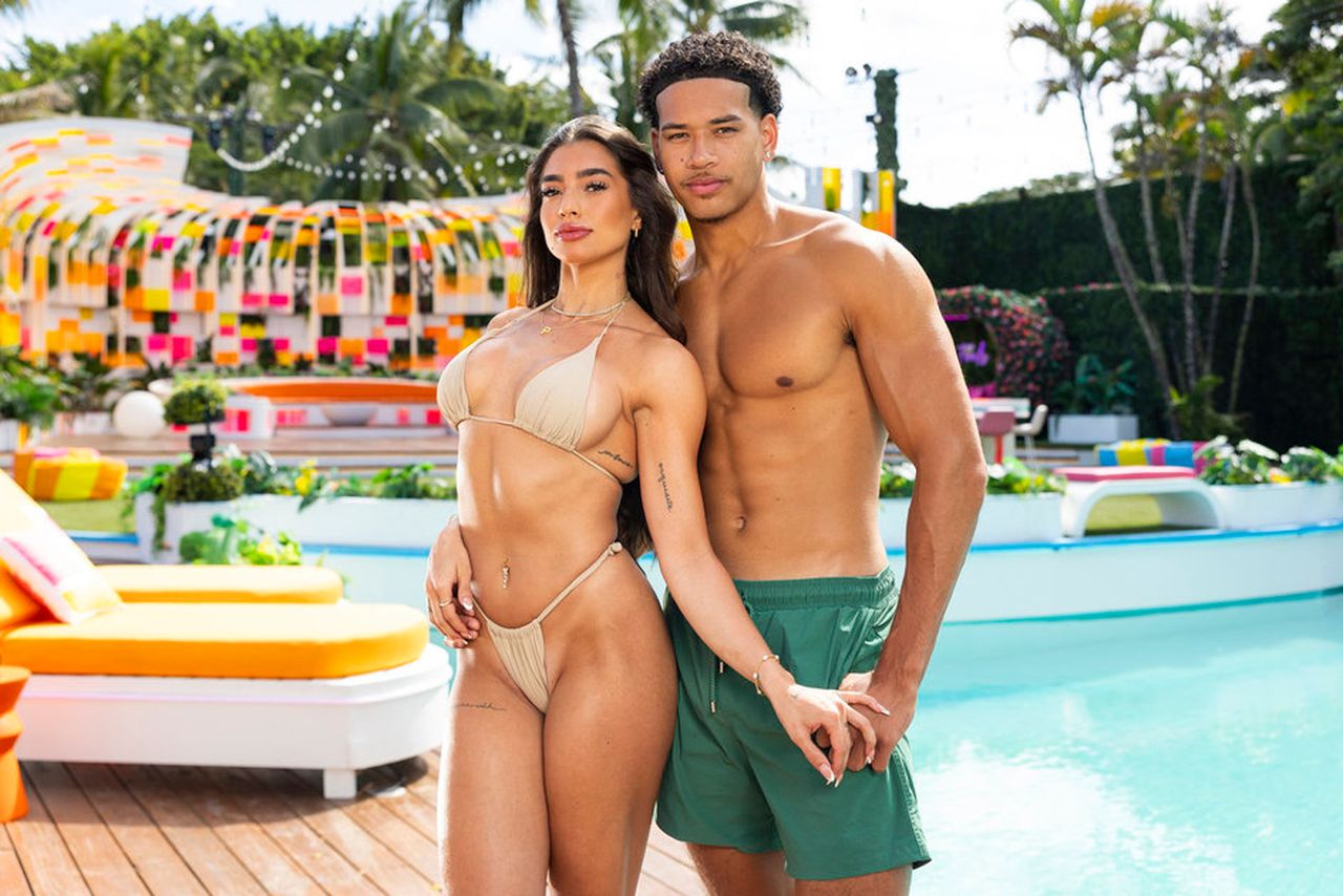 Parmida Keshani and Corbin Mims on ‘Love Island USA’ season 8Credit: Ben Symons/Peacock